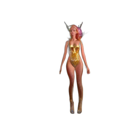 creature, animal, dress, 3d render transparent PNG cut-out