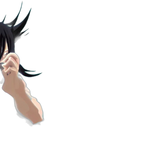 mask, hair, face, weapon transparent PNG cut-out