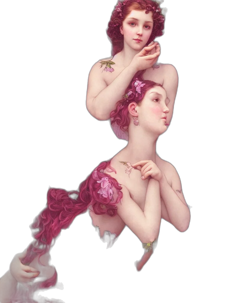 dress, jewelry, crown, staff transparent PNG cut-out