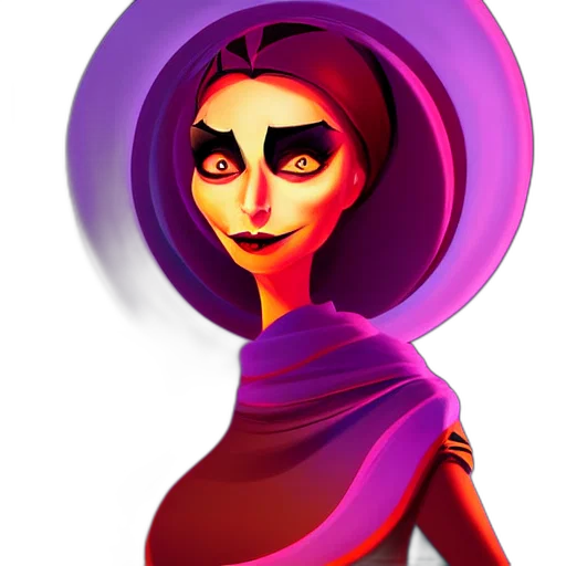 face, hat, mask, dress transparent PNG cut-out
