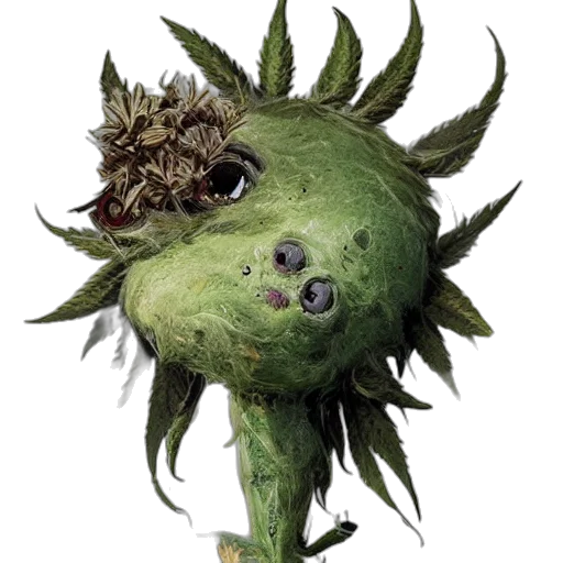 creature, mask, dragon, staff transparent PNG cut-out