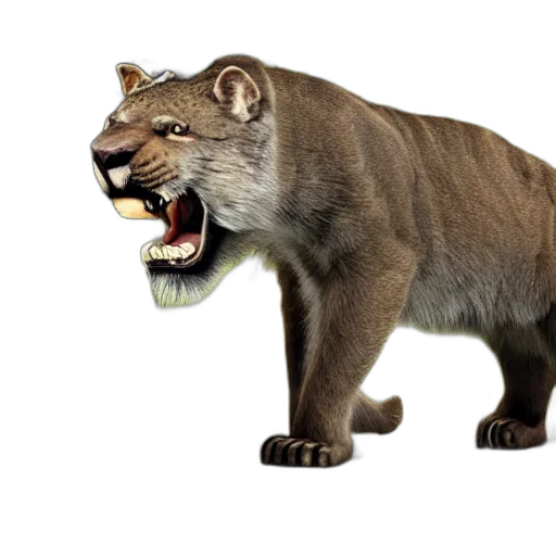animal, creature, 3d render, photorealistic transparent PNG cut-out