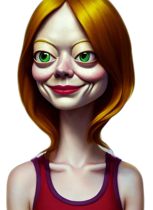 face, mask, concept art, cartoon transparent PNG cut-out