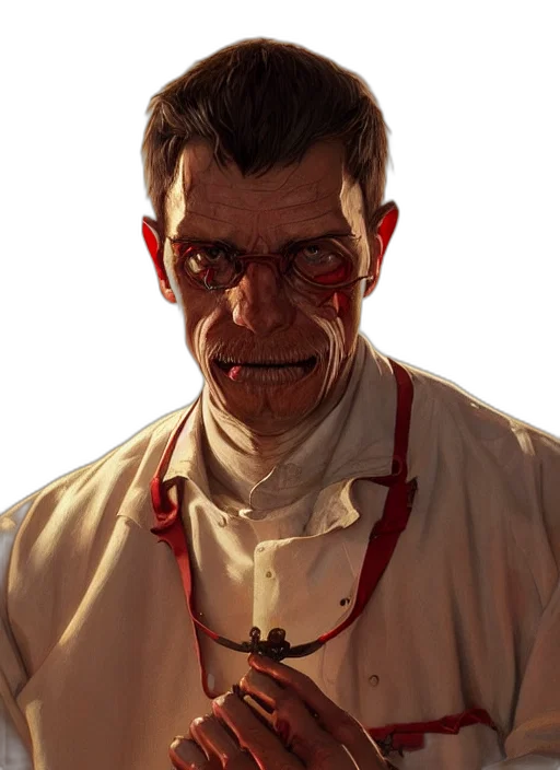 staff, face, mask, concept art transparent PNG cut-out