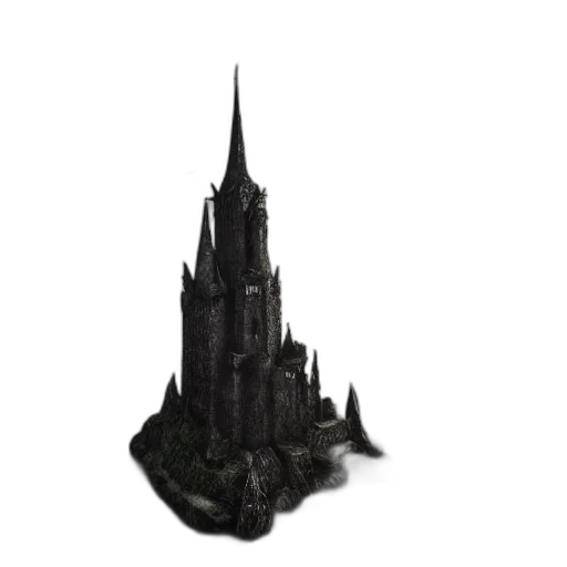 building, crown, dragon, 3d render transparent PNG cut-out