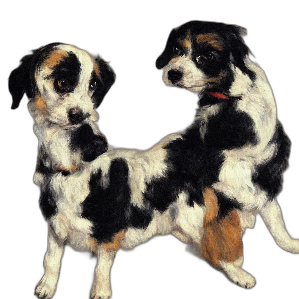 animal, oil painting, photorealistic, watercolor transparent PNG cut-out