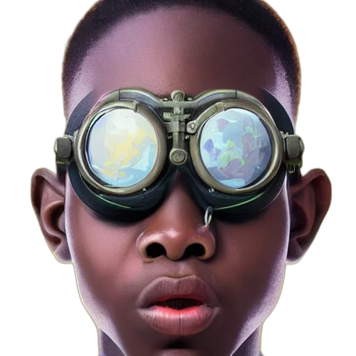 mask, face, robot, concept art transparent PNG cut-out