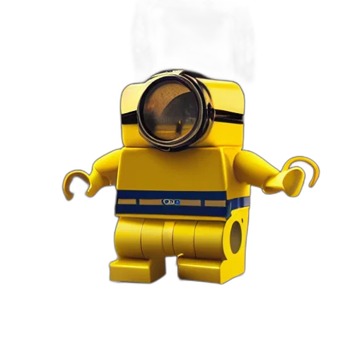 robot, staff, 3d render, concept art transparent PNG cut-out