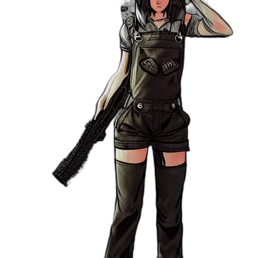 weapon, concept art, comic book art, cyberpunk transparent PNG cut-out