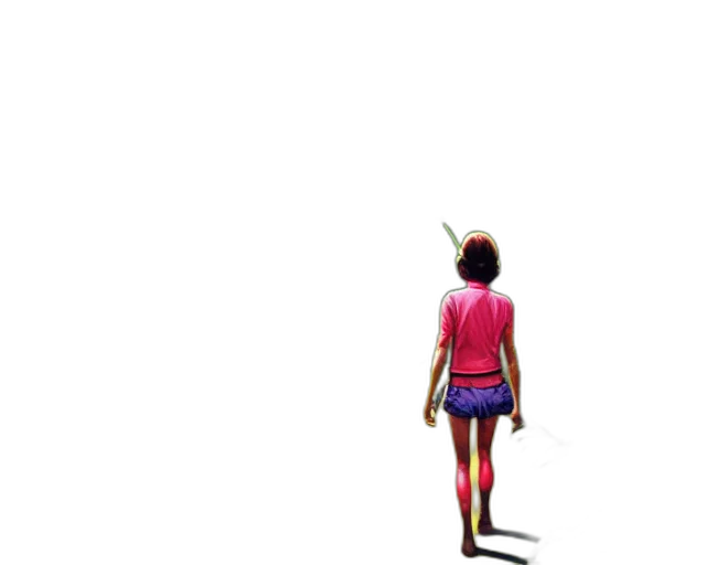 staff, weapon, hair, creature transparent PNG cut-out