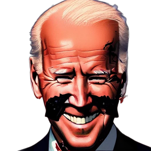 face, mask, creature, comic book art transparent PNG cut-out