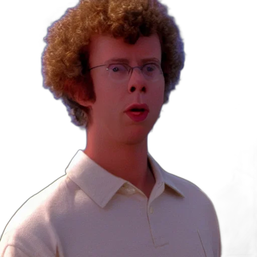 staff, face, hair, creature transparent PNG cut-out