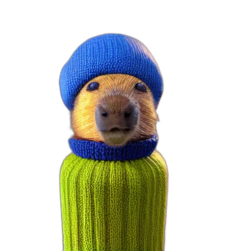 hat, animal, staff, creature transparent PNG cut-out