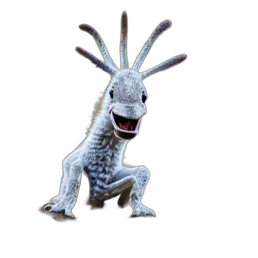 dragon, creature, animal, staff transparent PNG cut-out