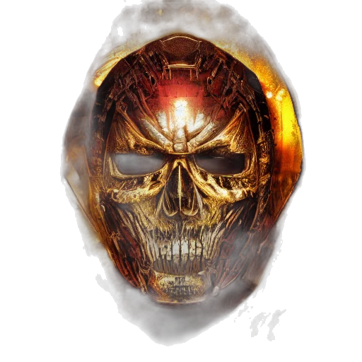 mask, face, robot, fantasy art transparent PNG cut-out