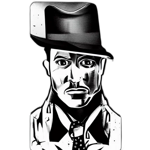 hat, staff, face, mask transparent PNG cut-out