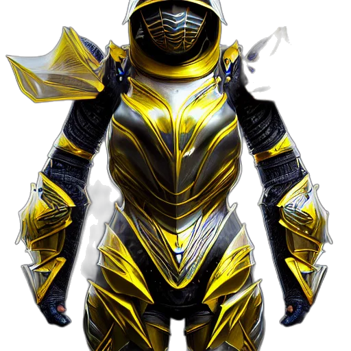 concept art, fantasy art, 3d render, cyberpunk transparent PNG cut-out