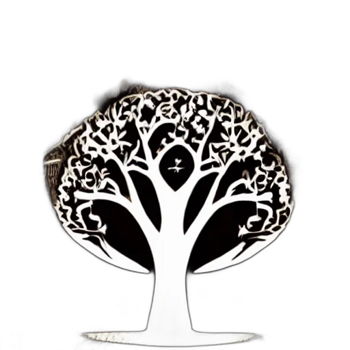 tree, crown, staff, jewelry transparent PNG cut-out