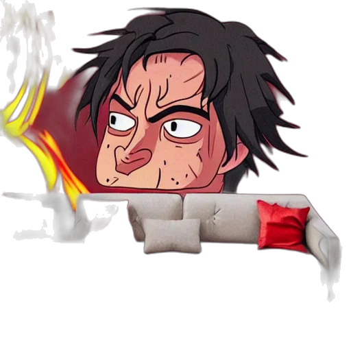 jacket, furniture, weapon, dragon transparent PNG cut-out