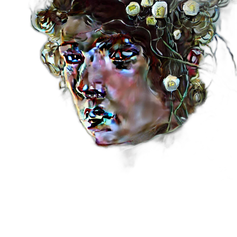 face, crown, mask, hair transparent PNG cut-out