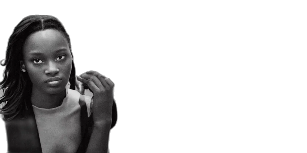 face, 3d render, photorealistic, monochrome transparent PNG cut-out