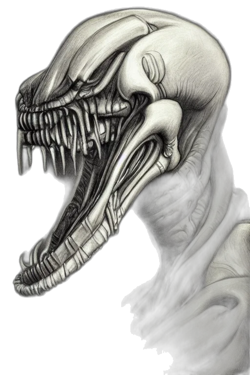 dragon, creature, face, mask transparent PNG cut-out