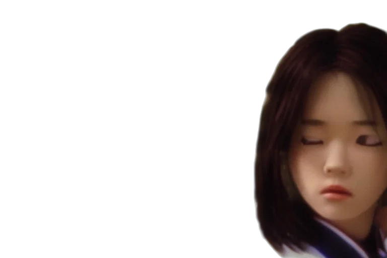 face, hair, staff, mask transparent PNG cut-out