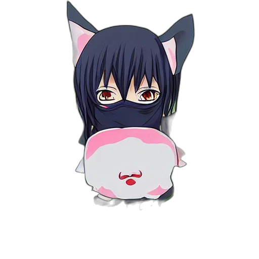 mask, hat, anime, 3d render transparent PNG cut-out
