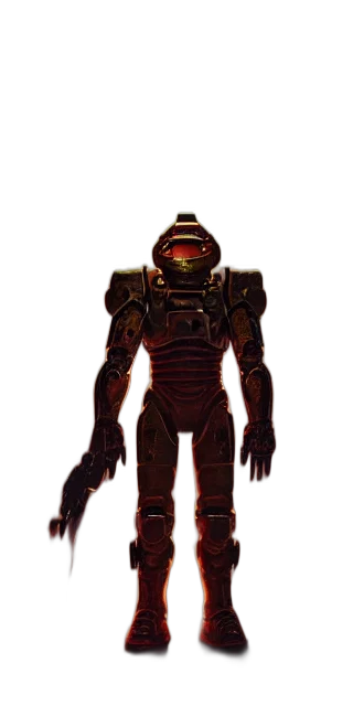 robot, creature, staff, animal transparent PNG cut-out