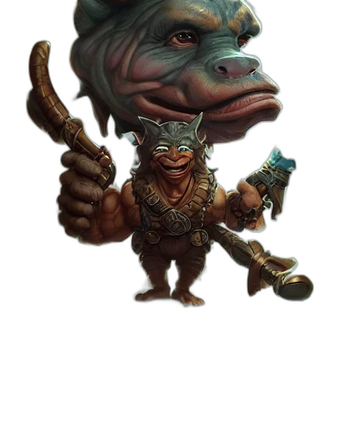 creature, staff, dragon, mask transparent PNG cut-out