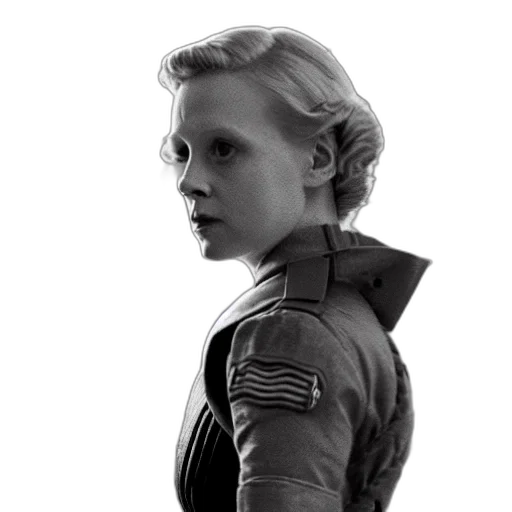 face, robot, jacket, weapon transparent PNG cut-out