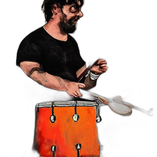 mask, staff, hair, weapon transparent PNG cut-out