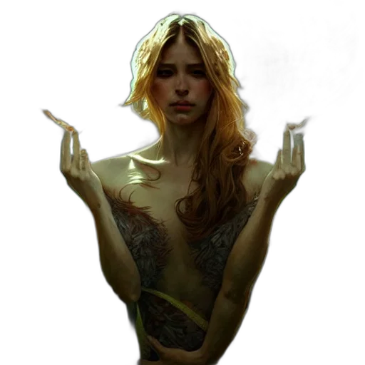 jewelry, dress, staff, face transparent PNG cut-out