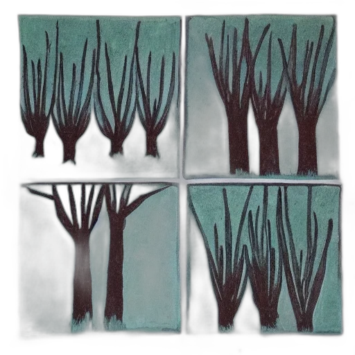 tree, furniture, crown, concept art transparent PNG cut-out