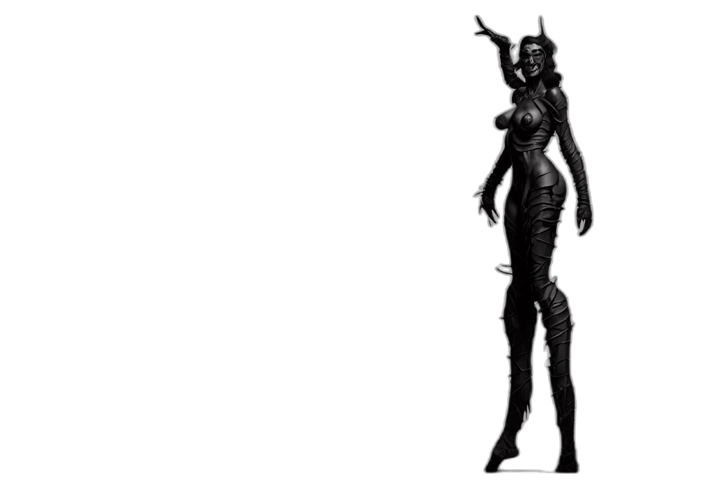 creature, dress, staff, animal transparent PNG cut-out