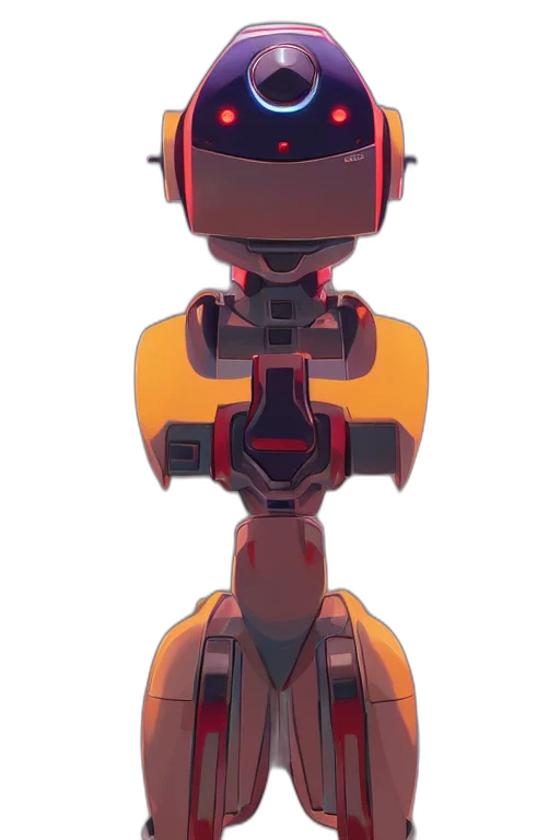 robot, weapon, staff, face transparent PNG cut-out