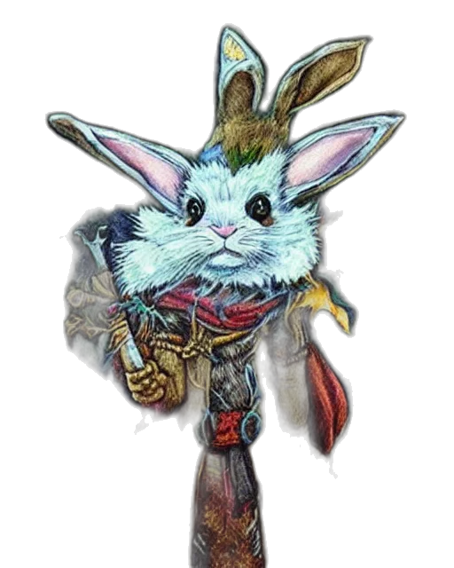 staff, mask, dragon, creature transparent PNG cut-out