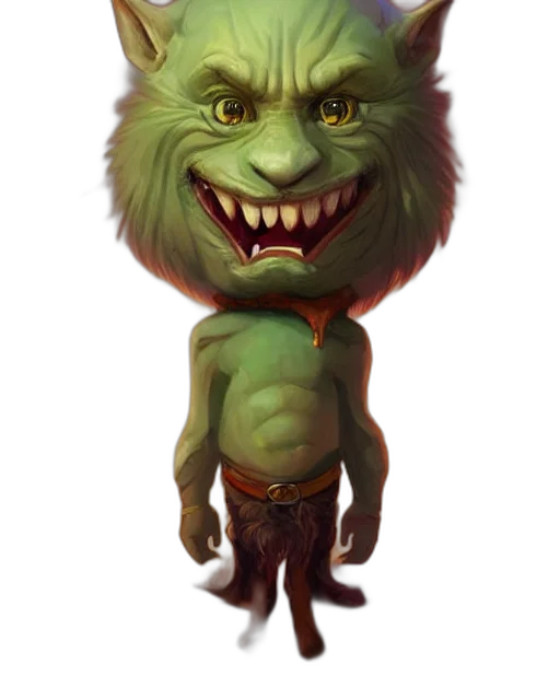 creature, staff, face, animal transparent PNG cut-out