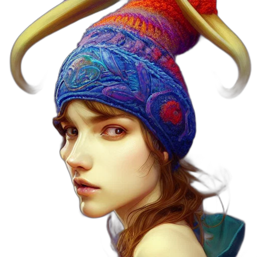 hat, crown, face, jewelry transparent PNG cut-out