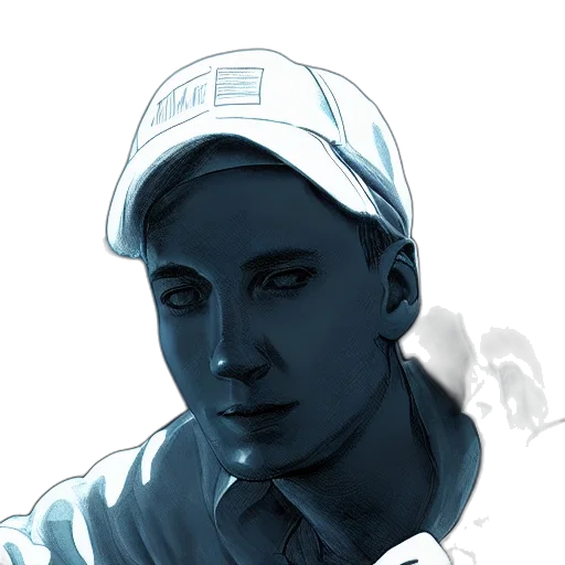 hat, face, photorealistic, watercolor transparent PNG cut-out
