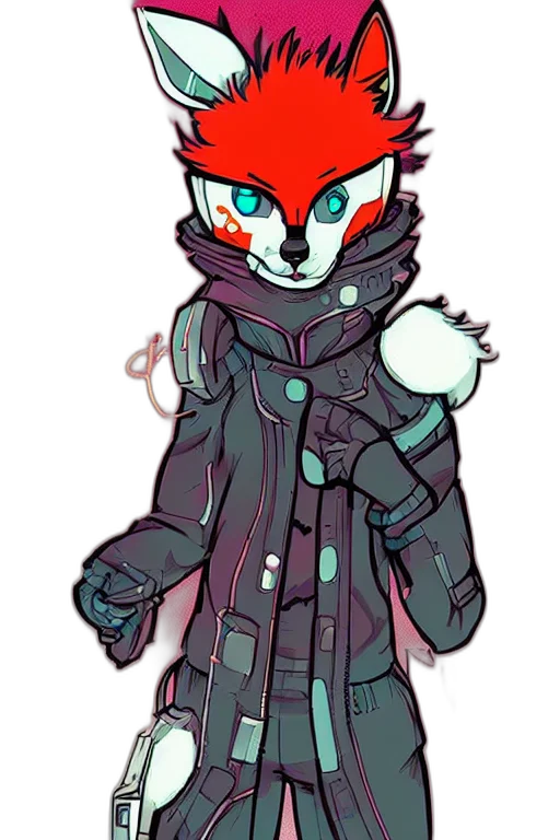 jacket, mask, robot, creature transparent PNG cut-out