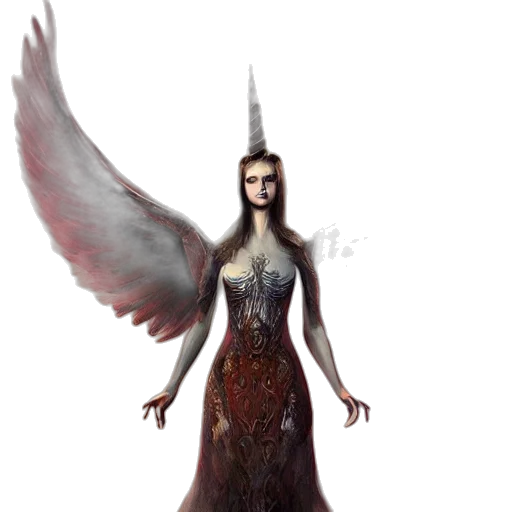 dress, staff, fantasy art, concept art transparent PNG cut-out