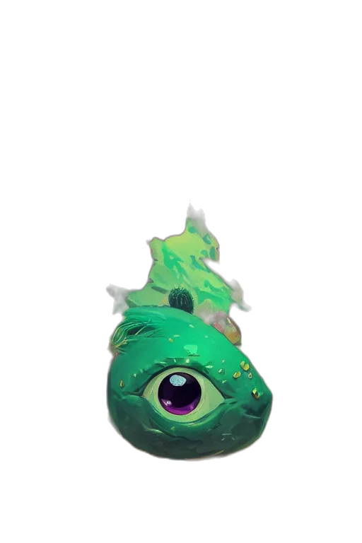 dragon, creature, staff, mask transparent PNG cut-out