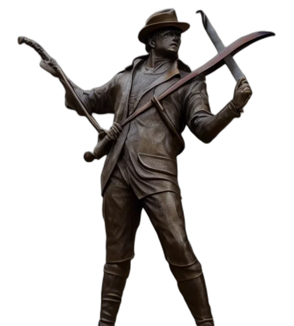 staff, sword, weapon, hat transparent PNG cut-out