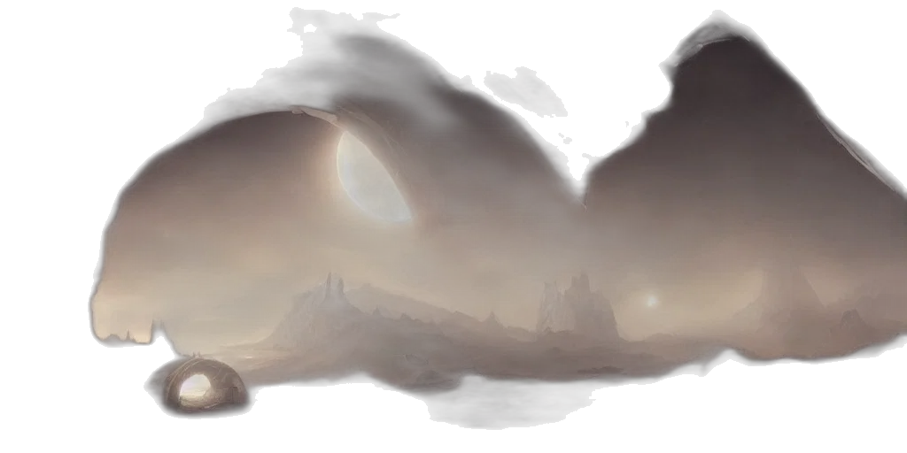 dragon, mask, creature, sword transparent PNG cut-out