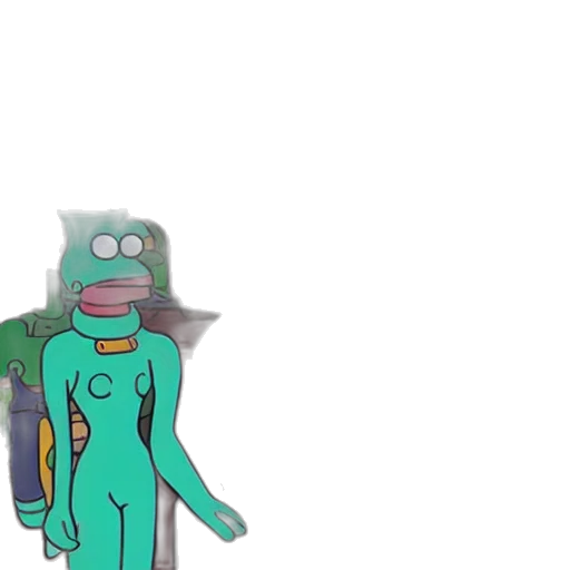 robot, creature, staff, animal transparent PNG cut-out