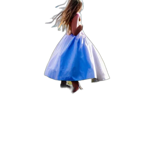 dress, hair, shoes, robot transparent PNG cut-out