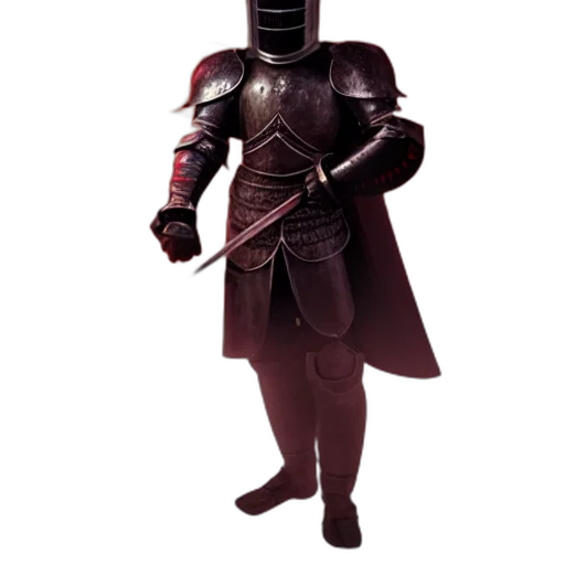 robot, sword, staff, mask transparent PNG cut-out