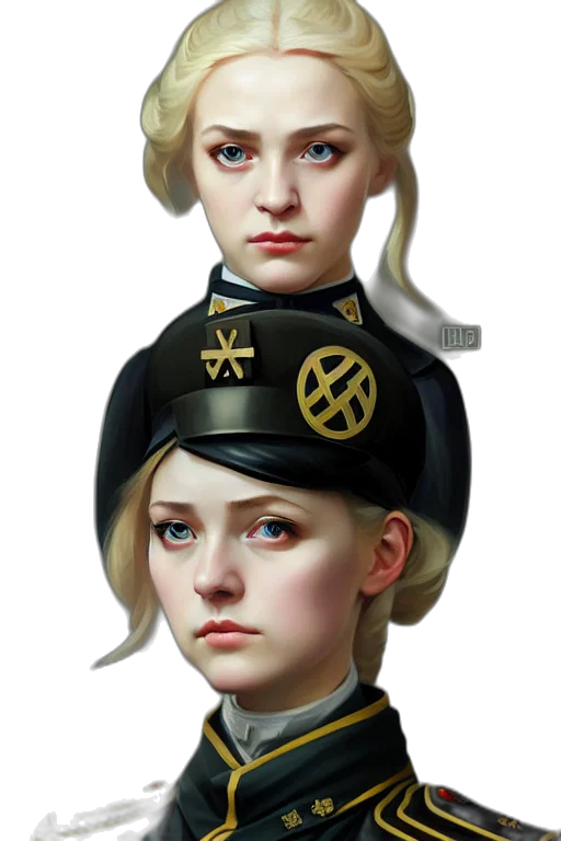 crown, hat, face, staff transparent PNG cut-out