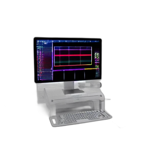 computer, pedestal, render, octane transparent PNG cut-out